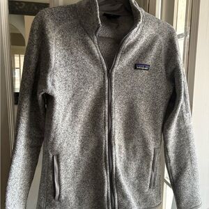 Patagonia Better Sweater Heather Gray Zip-Up Fleece M